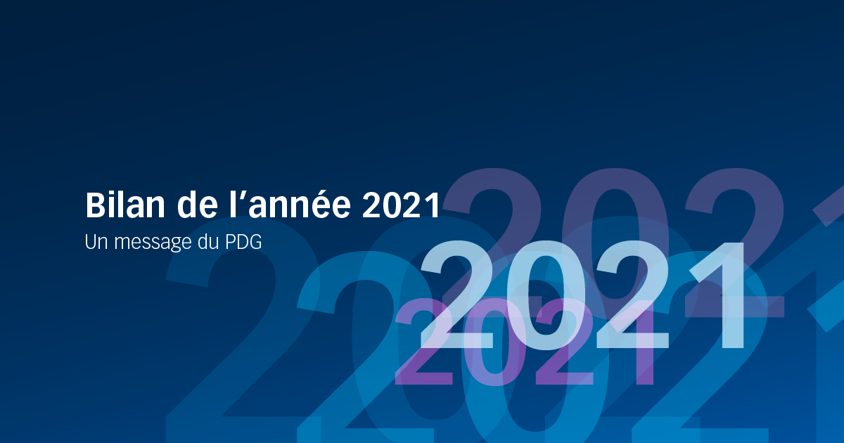 Bilan de l’année 2021