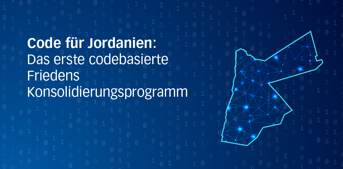 Code für Jordanien: Das erste codebasierte Friedenskonsoldierungsprogramm