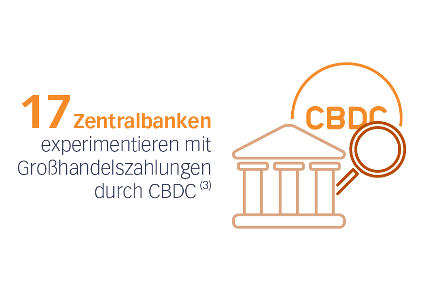 17 Zentralbanken experimentieren mit Großhandelszahlungen durch CBDC (3)