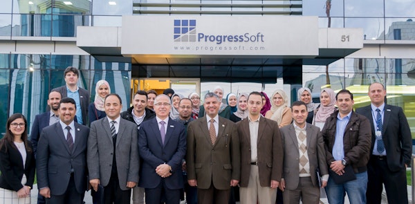 Delegação da Universidade da Jordânia (KASIT) visita as instalações da ProgressSoft
