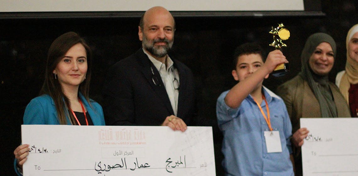 ProgressSoft celebra con los ganadores del concurso de programación de la Liga Infantil