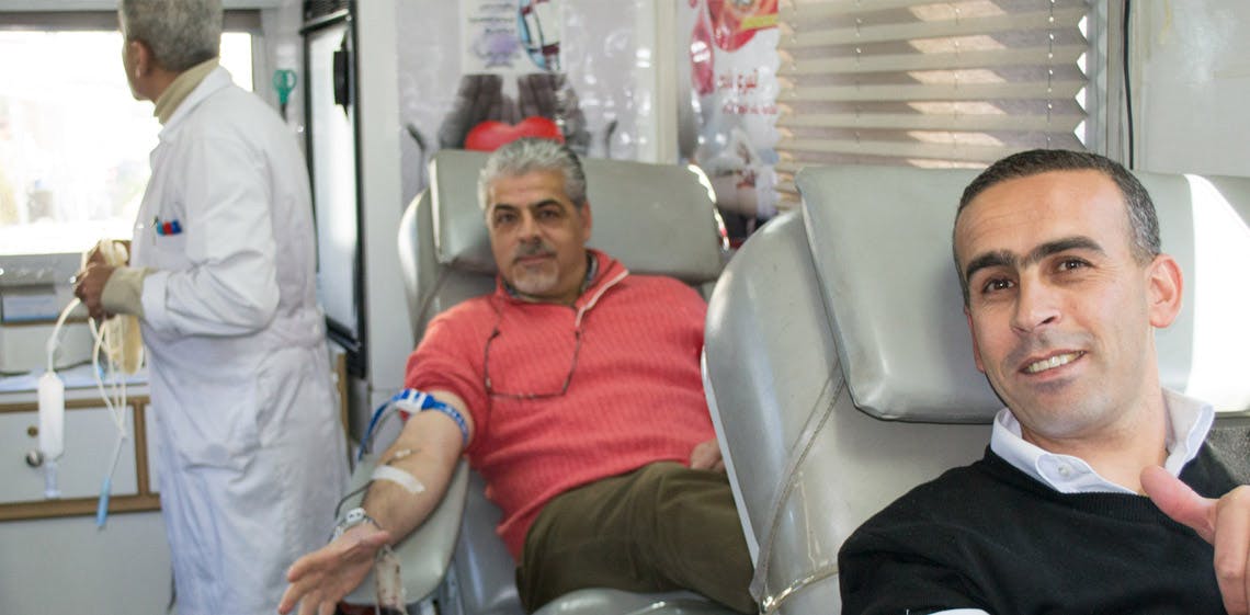 ProgressSoft組織了一次捐血活動