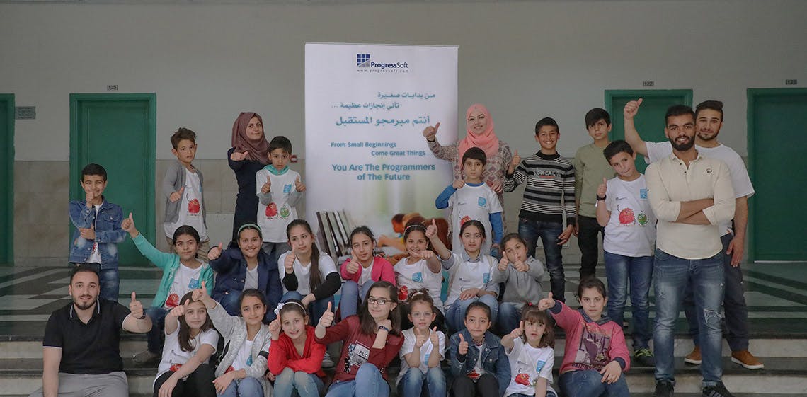 ProgressSoft continúa apoyando a los Programadores Educadores del Futuro en Jordania