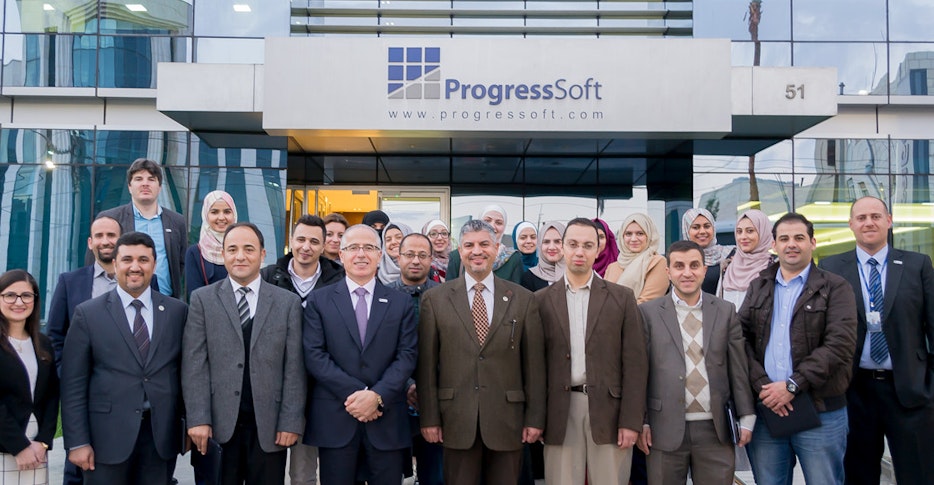 Jordan University (KASIT) Delegation Visits ProgressSoft Premises