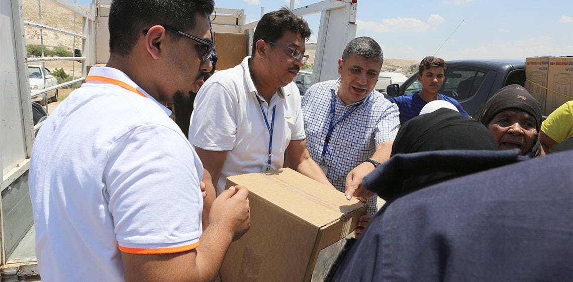 ProgressSoft and MoICT Distribute Relief Packages to the Needing Families for the 3rd Year