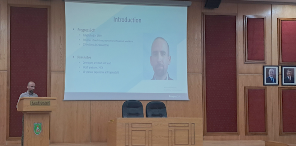 A ProgressSoft apresenta-se no Dia Científico do CIS do KASIT