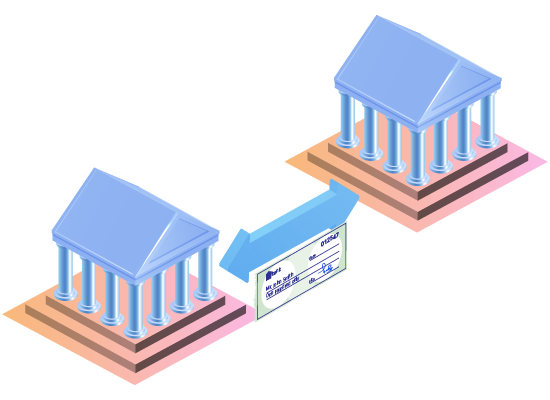 Compensación de cheques interbancarios